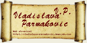 Vladislava Parmaković vizit kartica